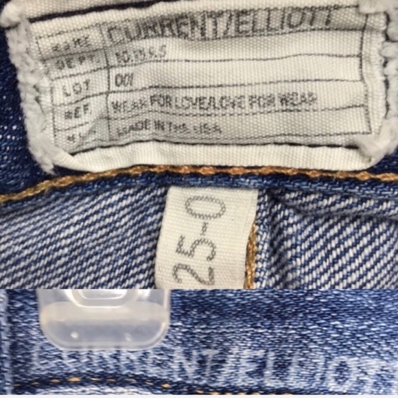 Current/Elliott “The Roller” Jeans Size 25 - Picture 8 of 8